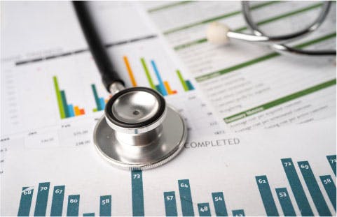 stethoscope-charts-graphs-paper-finance-account-statistics-investment